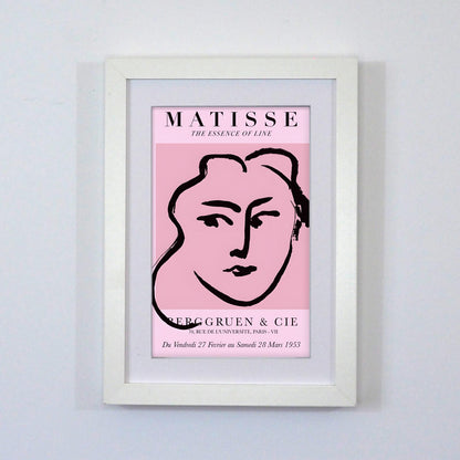 Framed Art Print Matisse Exhibition Print White Box Frame