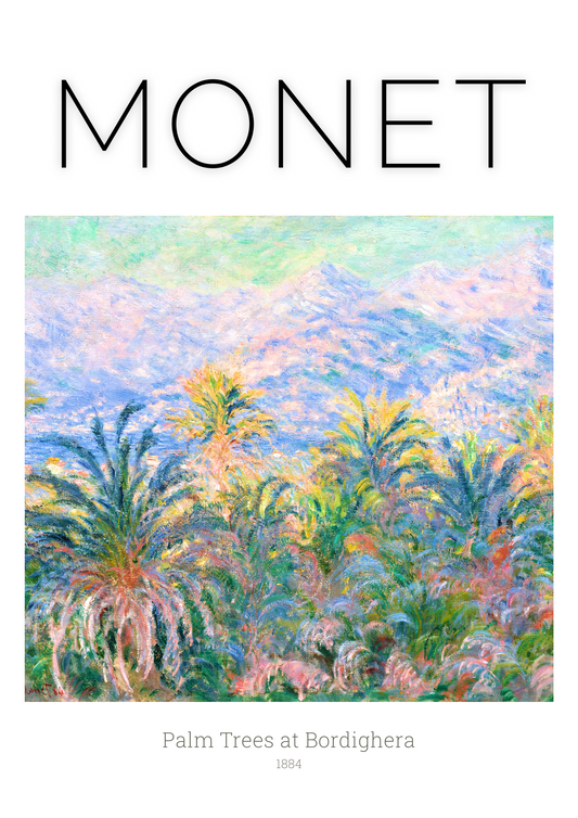 Palm Trees at Bordighera by Claude Monet