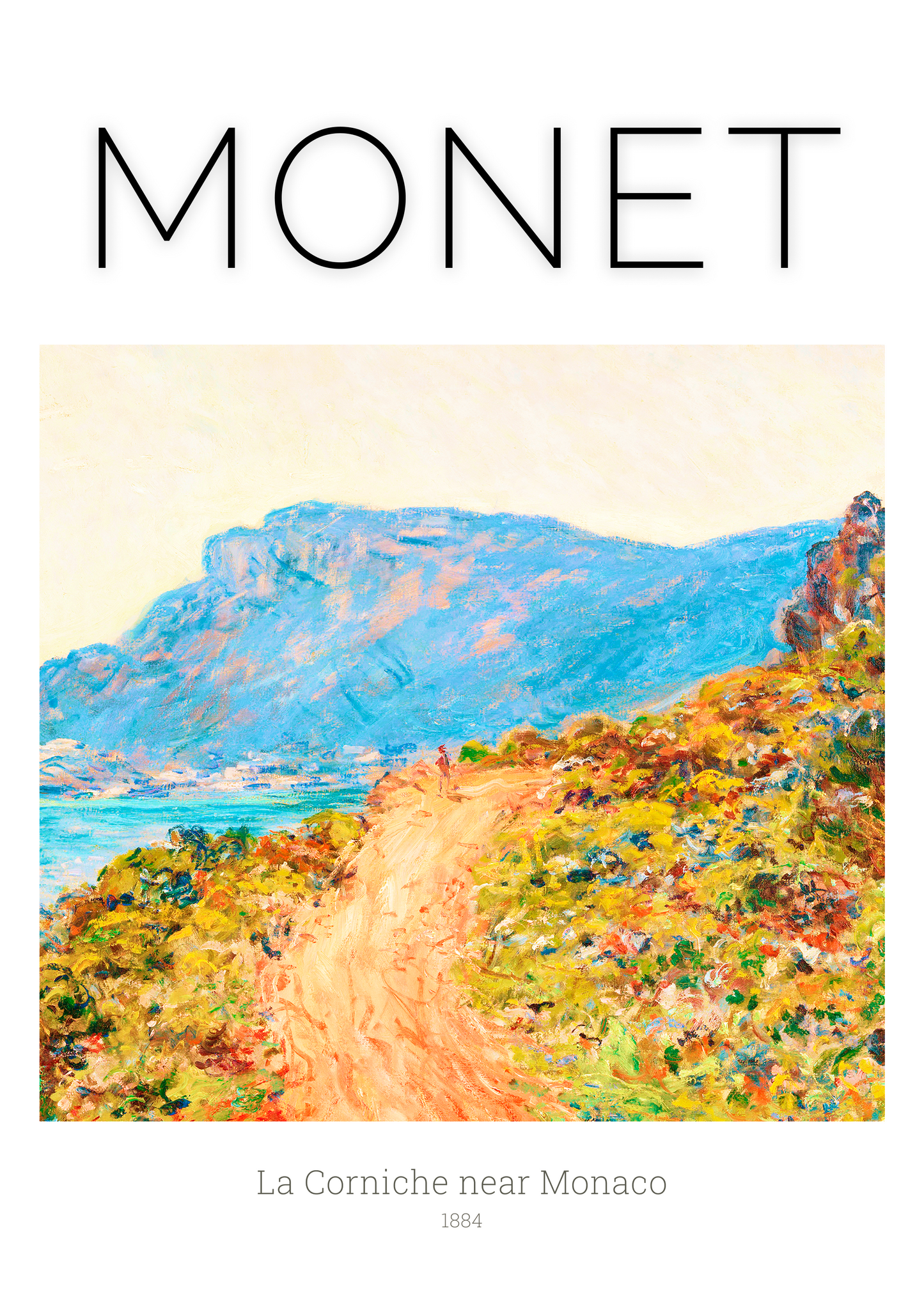 La Corniche near Monaco by Monet