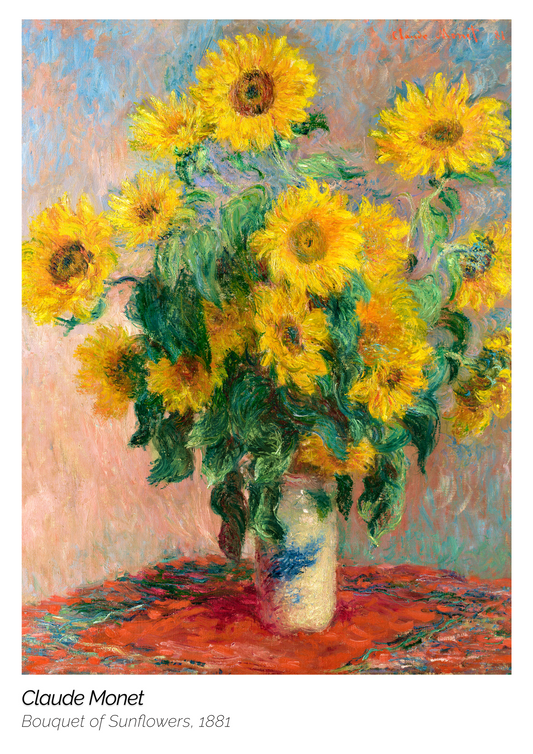 Bouquet of Sunflowers by Claude Monet