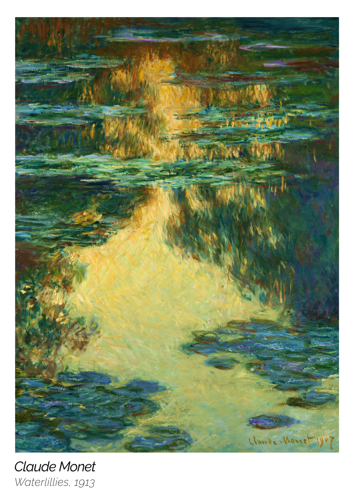 Waterlilies by Claude Monet