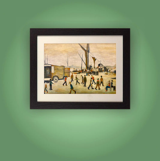 L.S. Lowry "On Location" Framed Print