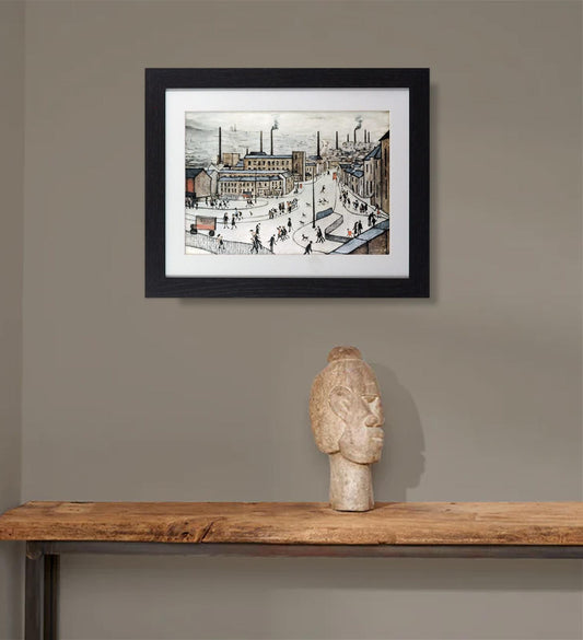 L.S. Lowry "Huddersfield" Framed Print