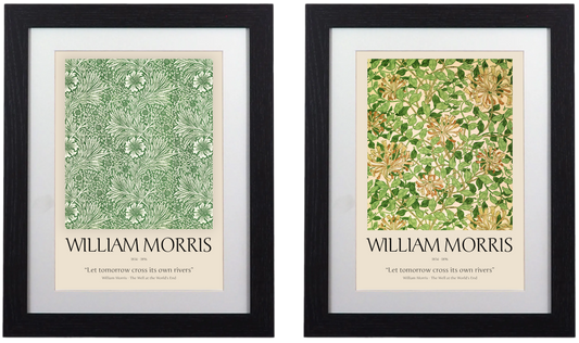 Set of 2 Framed William Morris Prints