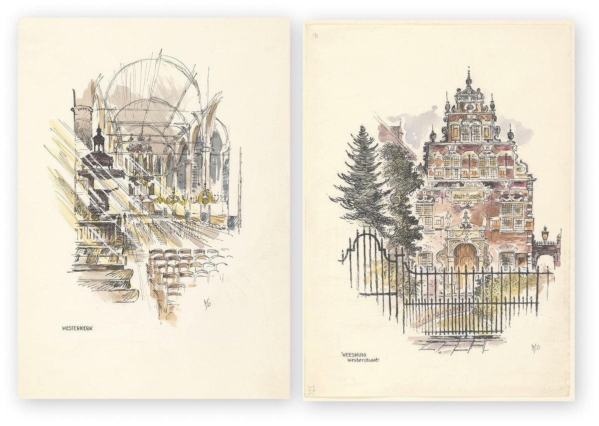 Maarten Oortwijn Vintage Fine Art Print A4 A3