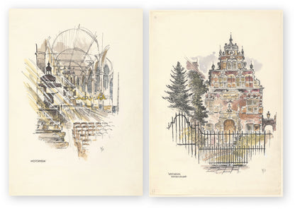 Maarten Oortwijn Vintage Fine Art Print A4 A3