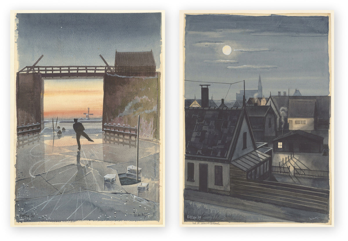 Maarten Oortwijn Vintage Fine Art Print A4 A3