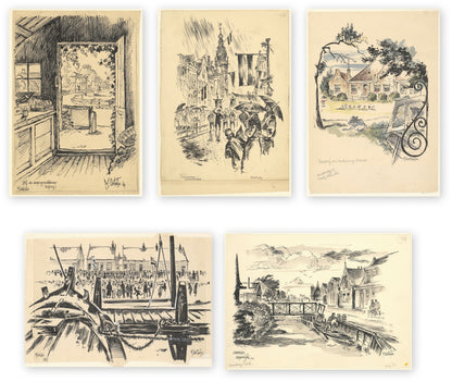Maarten Oortwijn Vintage Fine Art Print A4 A3