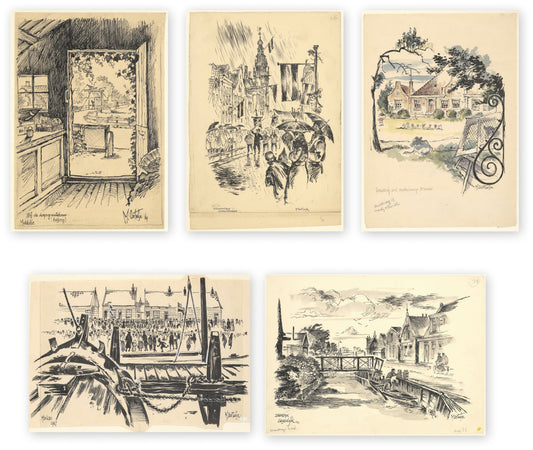 Maarten Oortwijn Vintage Fine Art Print A4 A3