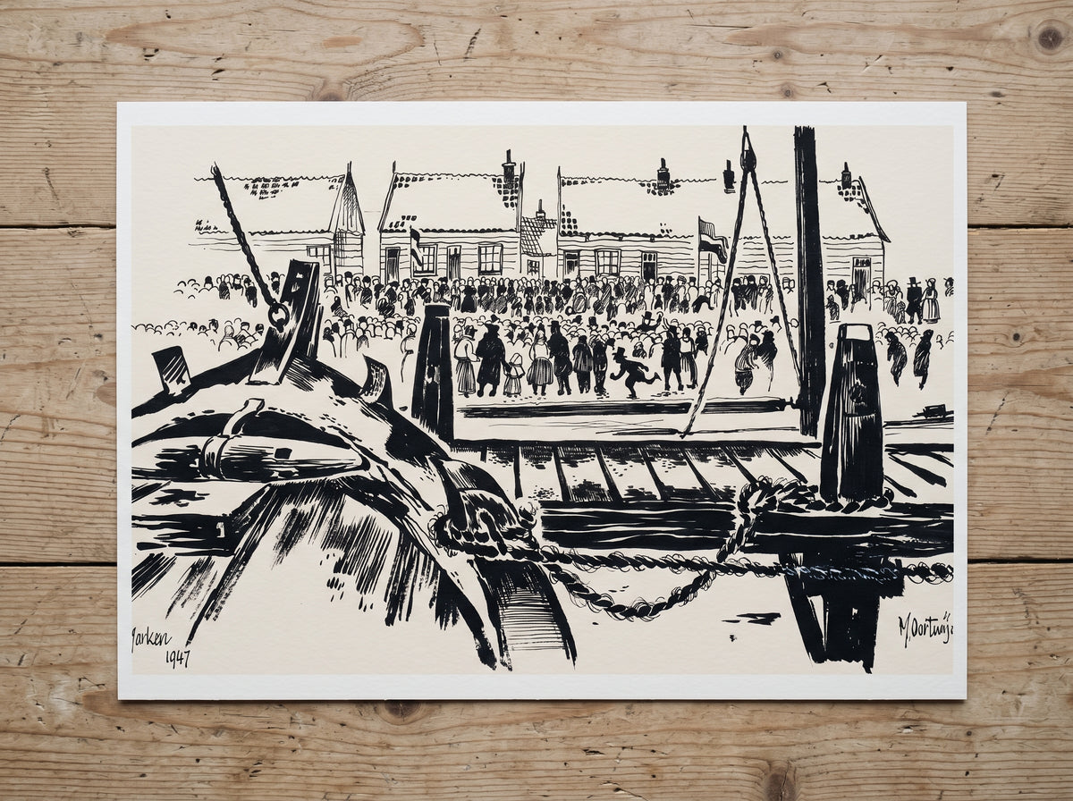 Maarten Oortwijn Vintage Fine Art Print A4 A3