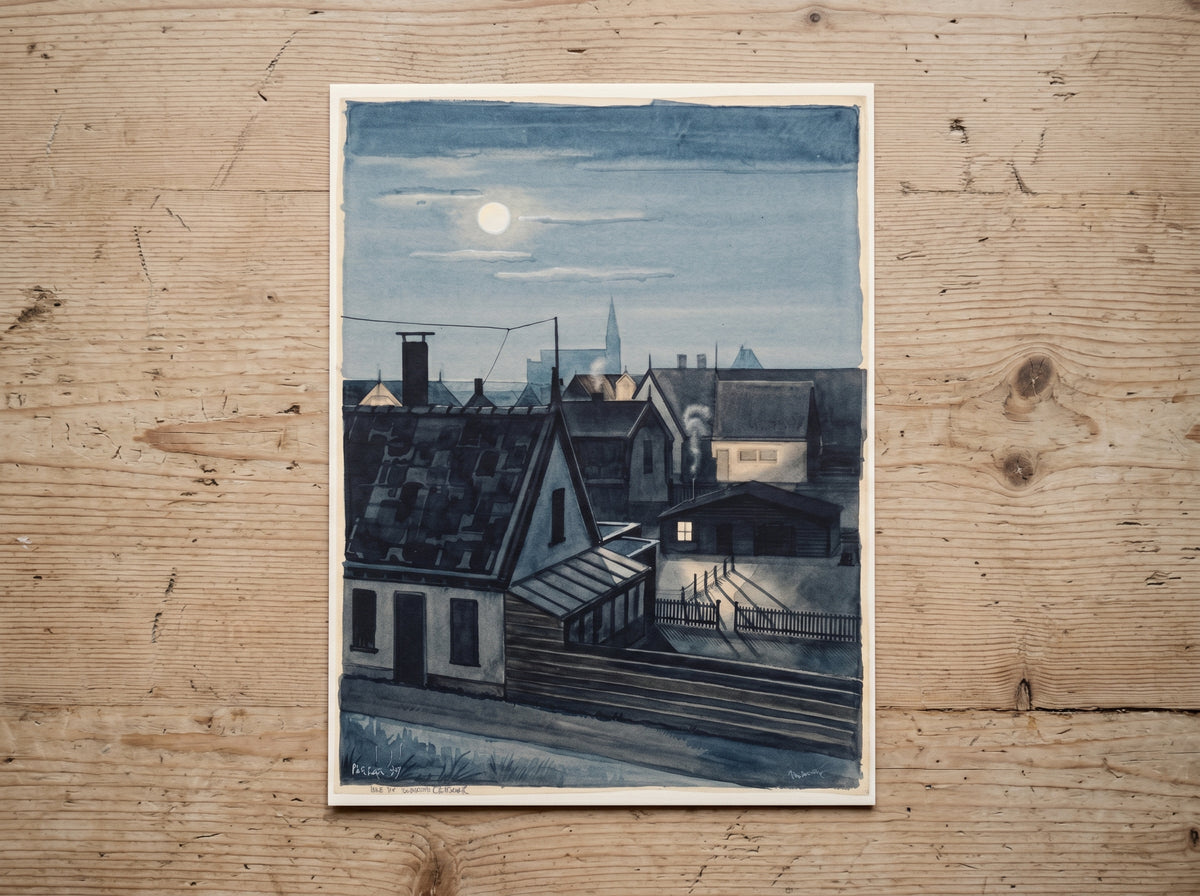 Maarten Oortwijn Vintage Fine Art Print A4 A3