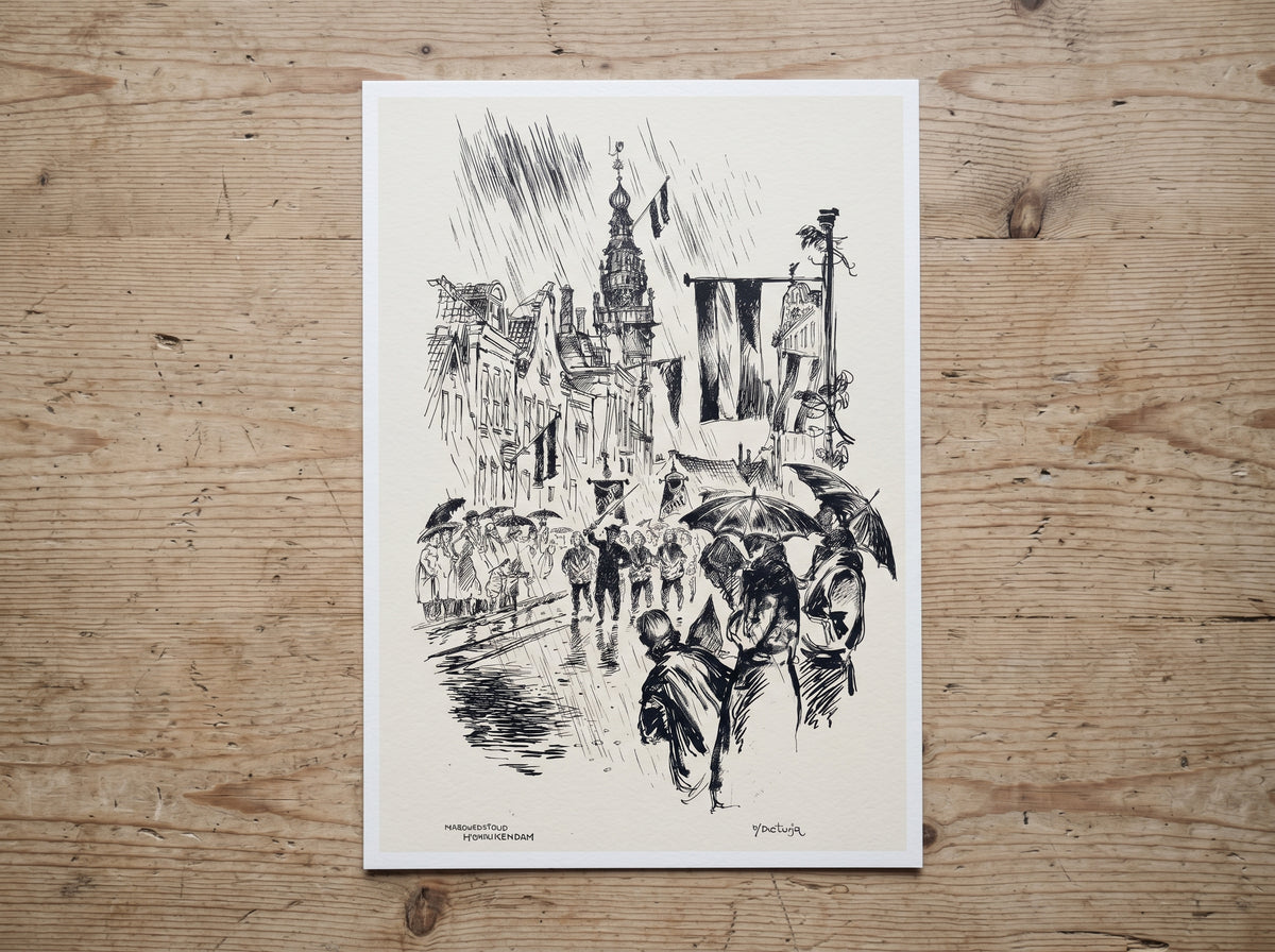 Maarten Oortwijn Vintage Fine Art Print A4 A3