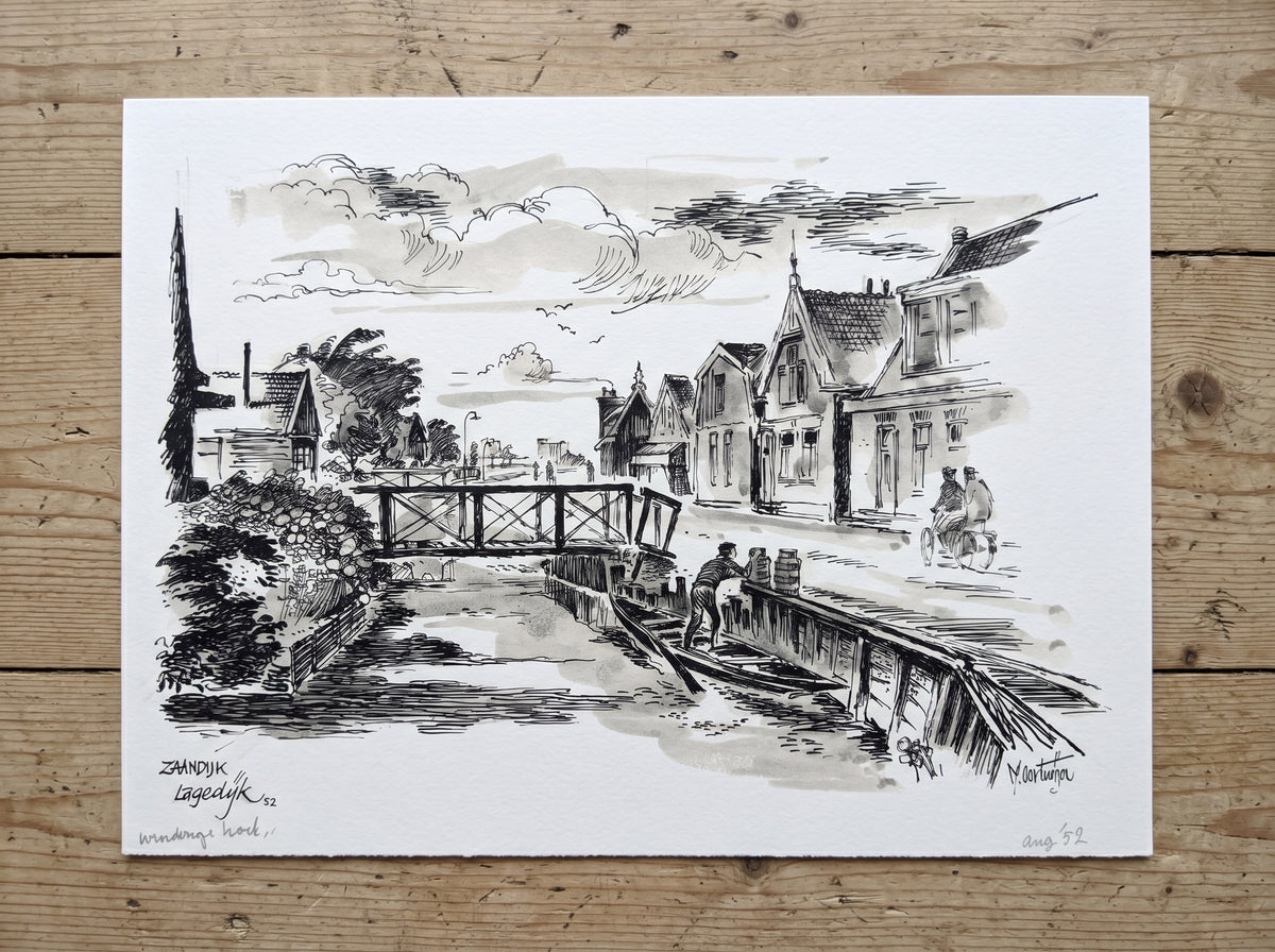 Maarten Oortwijn Vintage Fine Art Print A4 A3