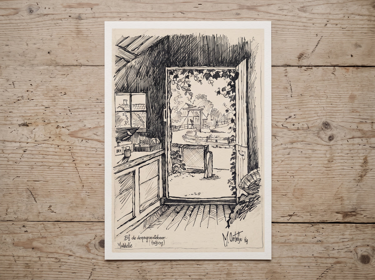 Maarten Oortwijn Vintage Fine Art Print A4 A3