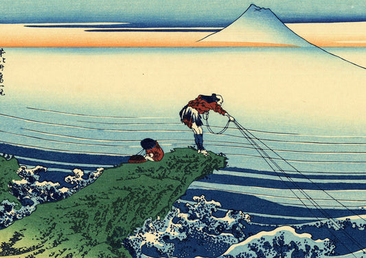 Hokusai - Kajikazawa in Kai Province