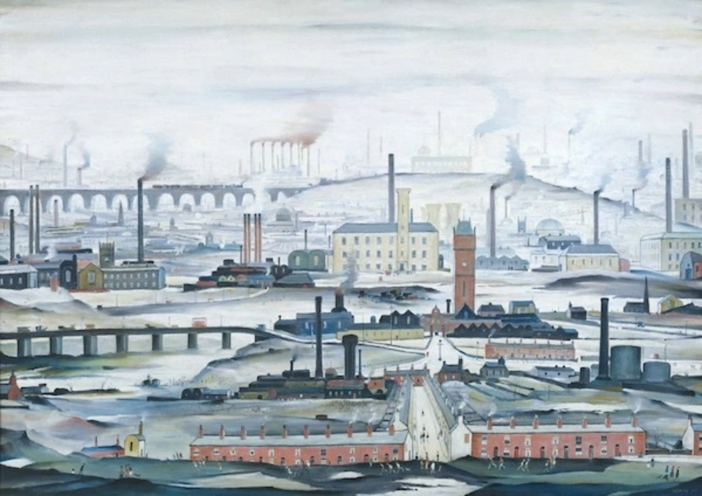 Industrial Landscape , L.S. Lowry