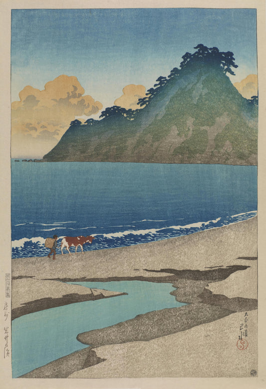 Iwai Beach, Boshū, Hasui Kawase, 1920