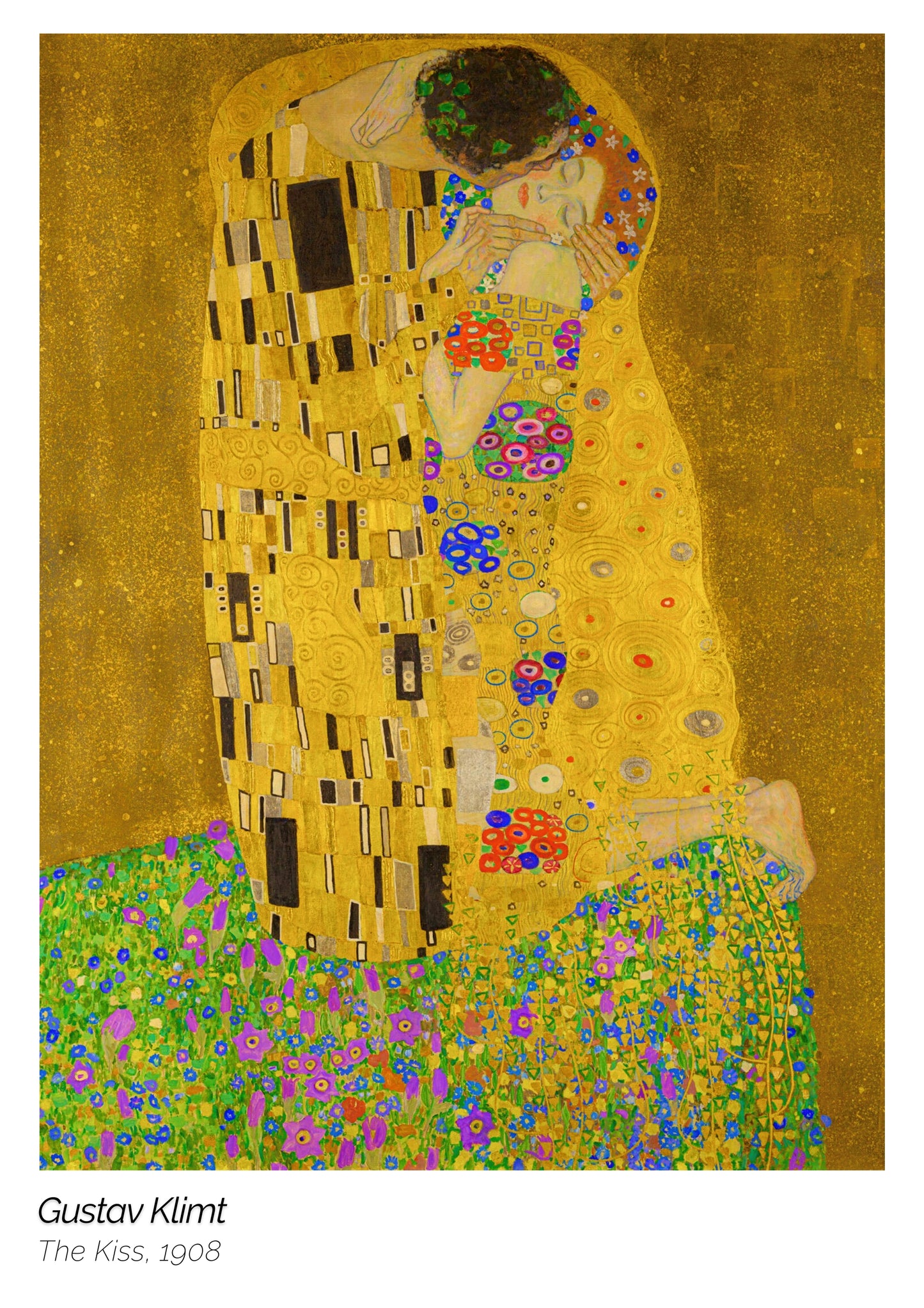 Gustav Klimt's The Kiss