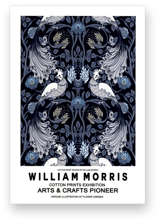 William Morris Peacocks Pattern