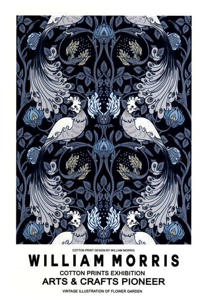 William Morris Peacocks Pattern