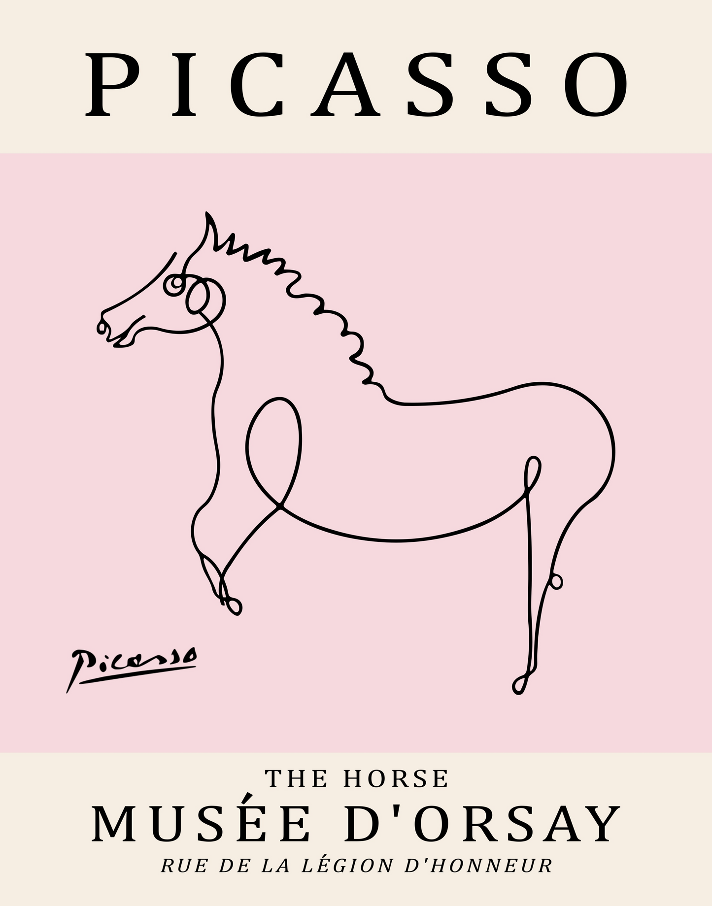 Picasso Horse Drawing (II)