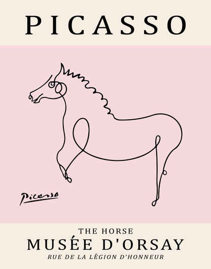 Picasso Horse Drawing (II)