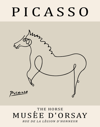 Picasso Horse Drawing (II)