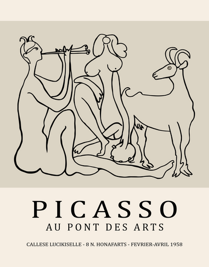 Picasso Musicians Drawing