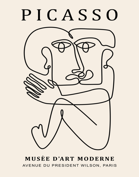 Picasso The Kisses Poster