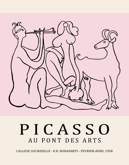 Picasso Musicians Drawing