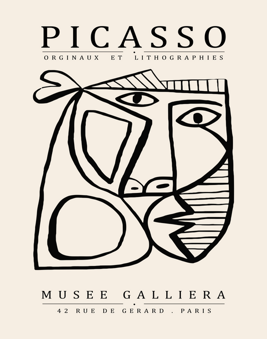 Picasso Portrait in Shade