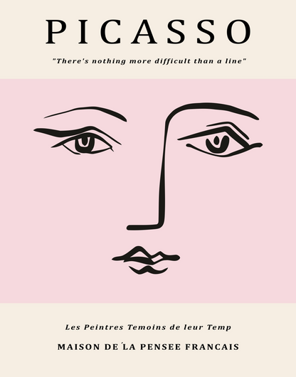 Picasso Face Portrait