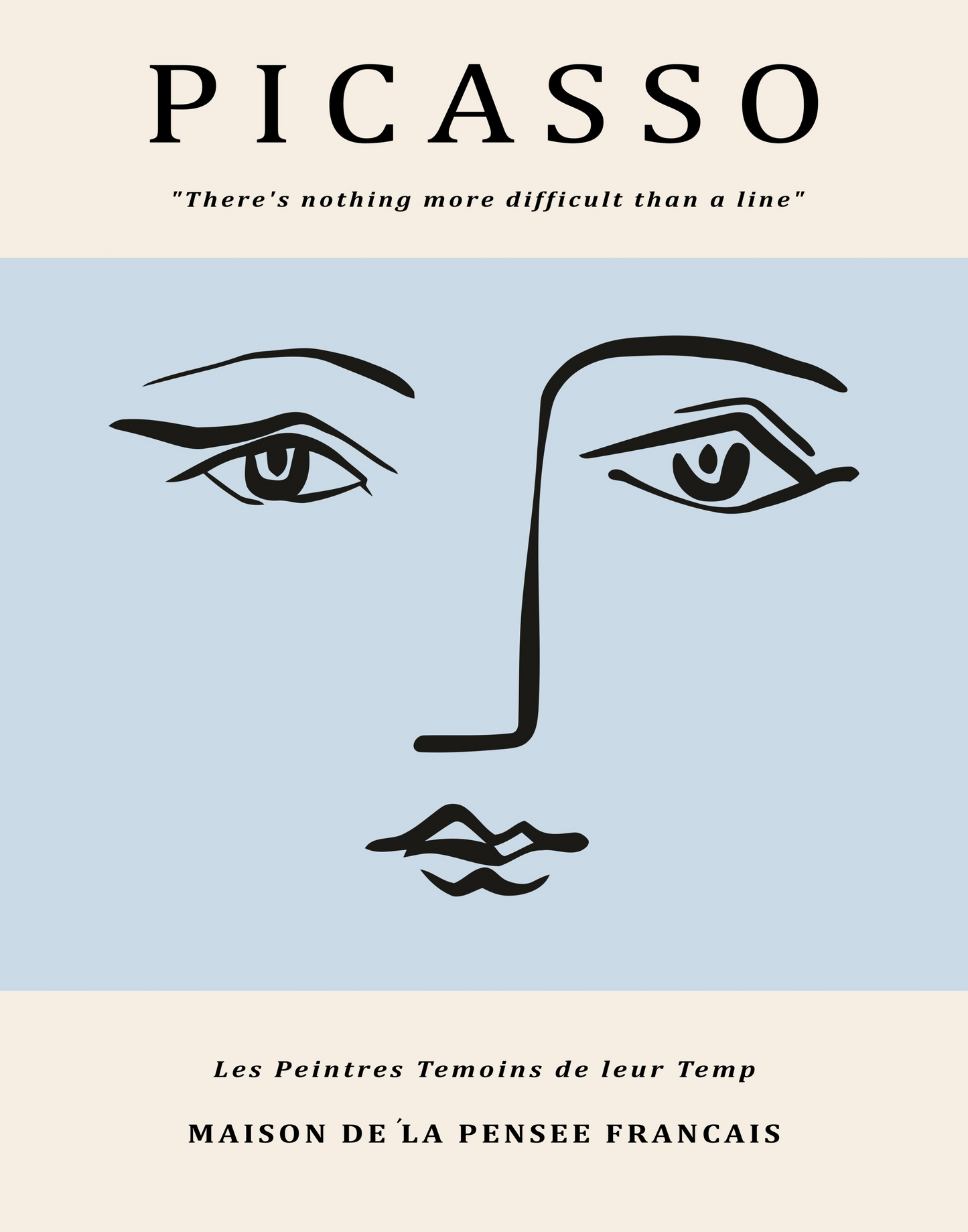 Picasso Face Portrait