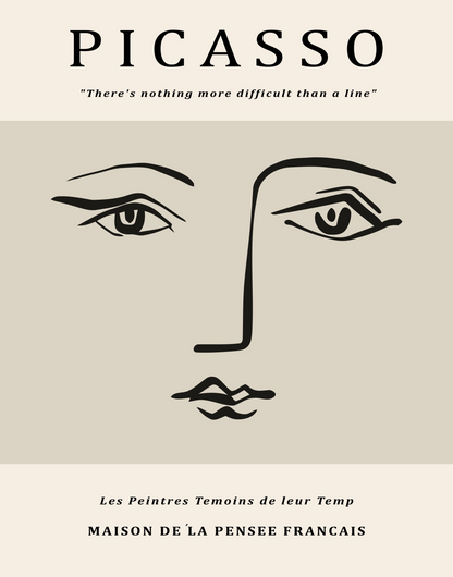 Picasso Face Portrait