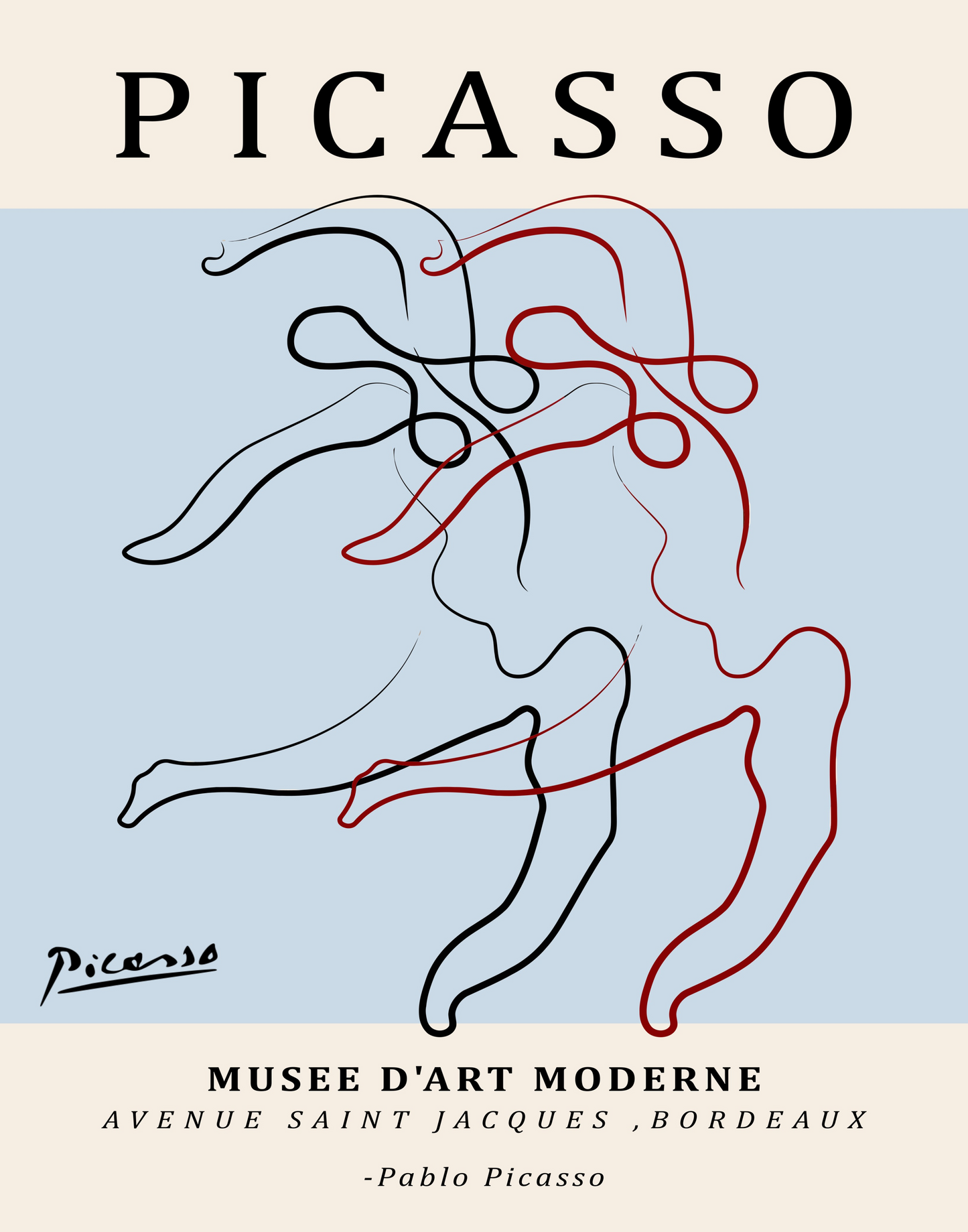 Picasso Dancers Print