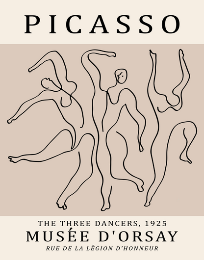 Picasso Dancers in Colour