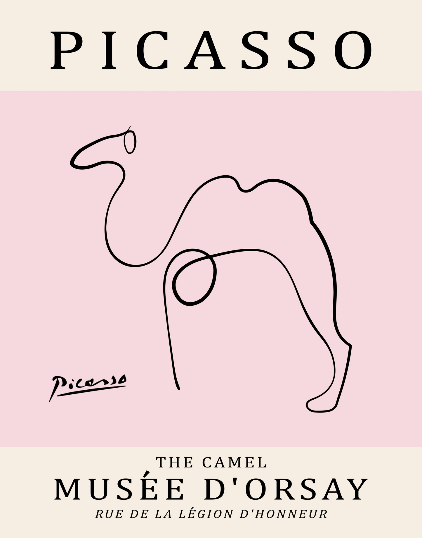 Picasso Camel Print