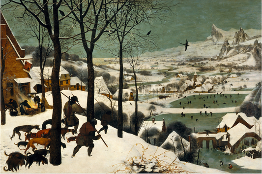 Pieter Bruegel the Elder – Hunters in the Snow (Winter) Heritage Art Print