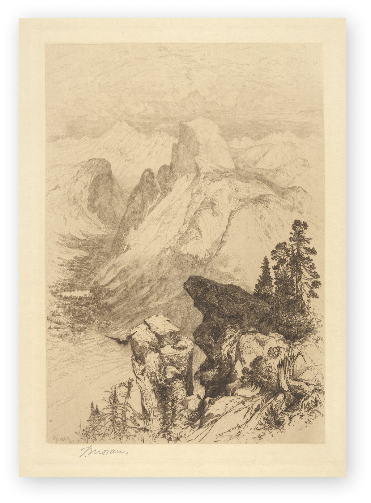 Thomas Moran Vintage Fine Art Print