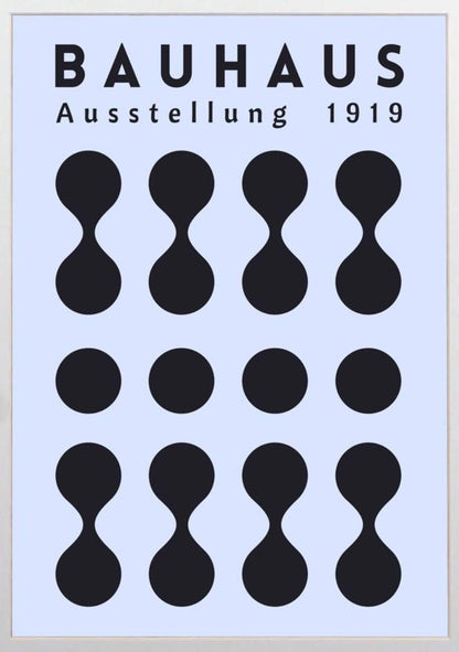 Bauhaus 1919 Exhibition Framed Poster Classic Modern Art Print
