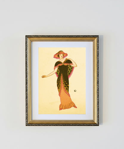 George Barbier Art Deco Collection – Set of 3 Framed A4 Prints