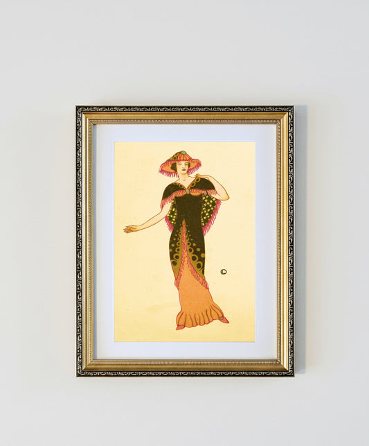 George Barbier Art Deco Collection – Set of 3 Framed A4 Prints