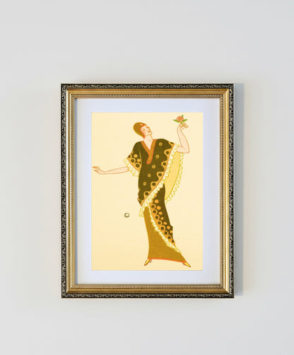 George Barbier Art Deco Collection – Set of 3 Framed A4 Prints