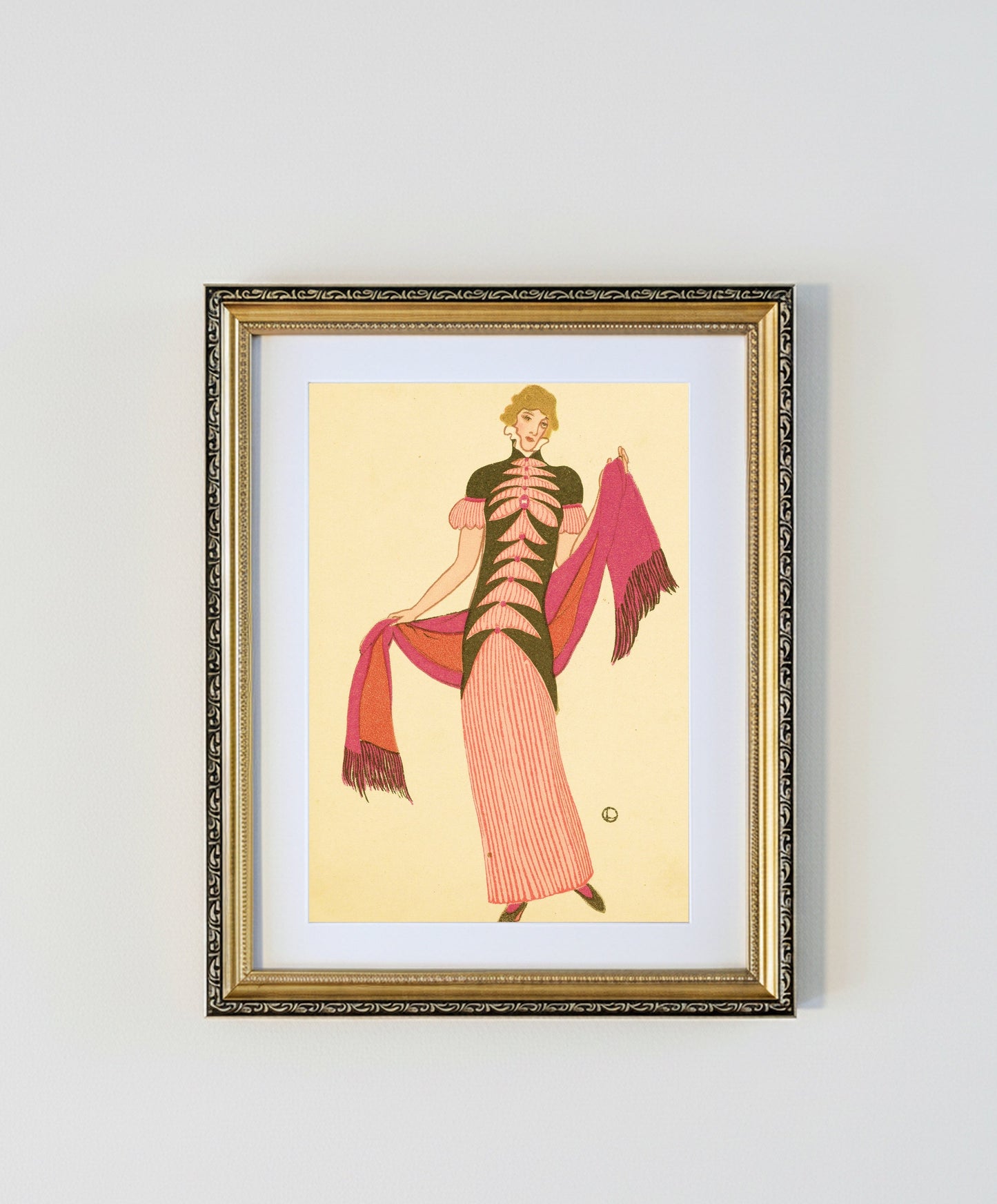 George Barbier Art Deco Collection – Set of 3 Framed A4 Prints