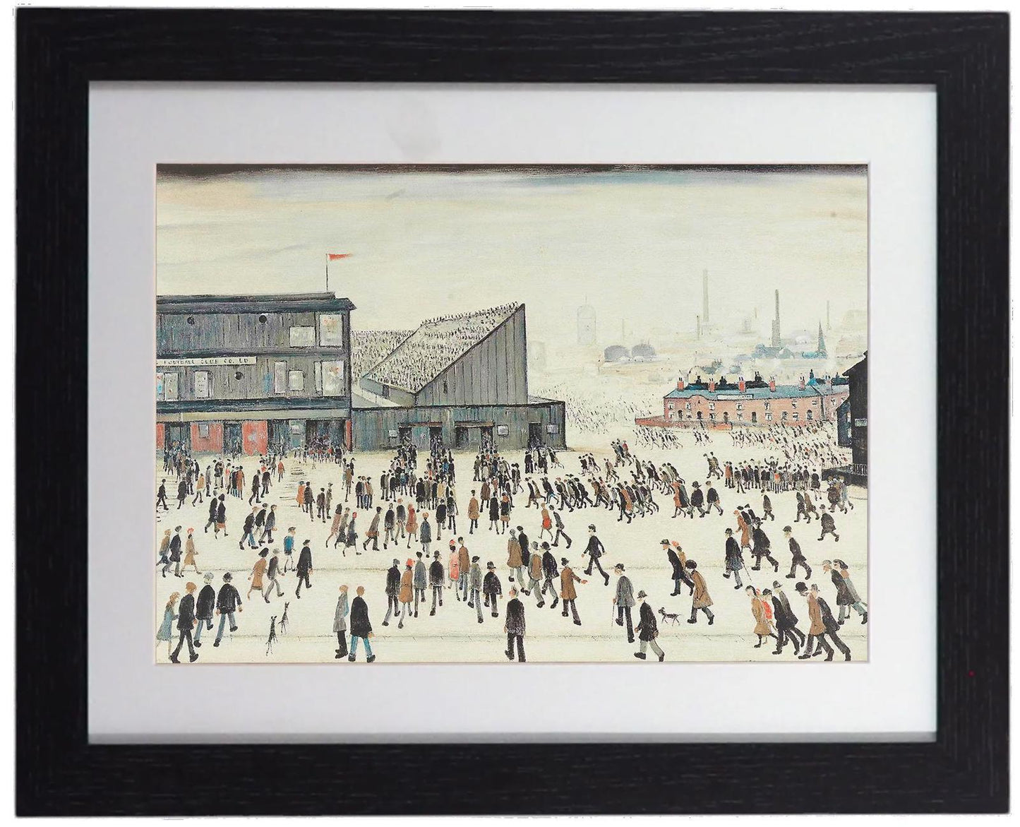 L.S. Lowry "Going to the Match" Framed Print