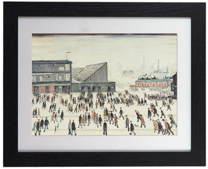 L.S. Lowry "Going to the Match" Framed Print