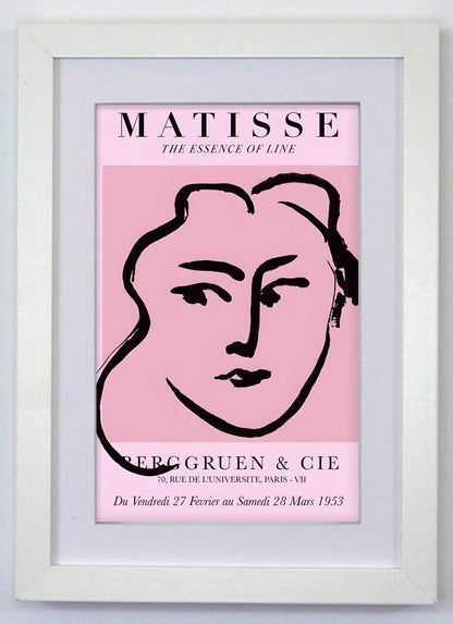 Framed Art Print Matisse Exhibition Print White Box Frame
