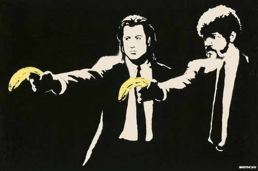 Banksy Pulp Fiction Banana Guns