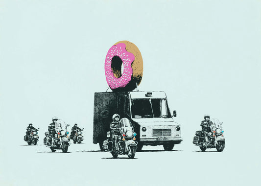 Banksy Donut Police Escort