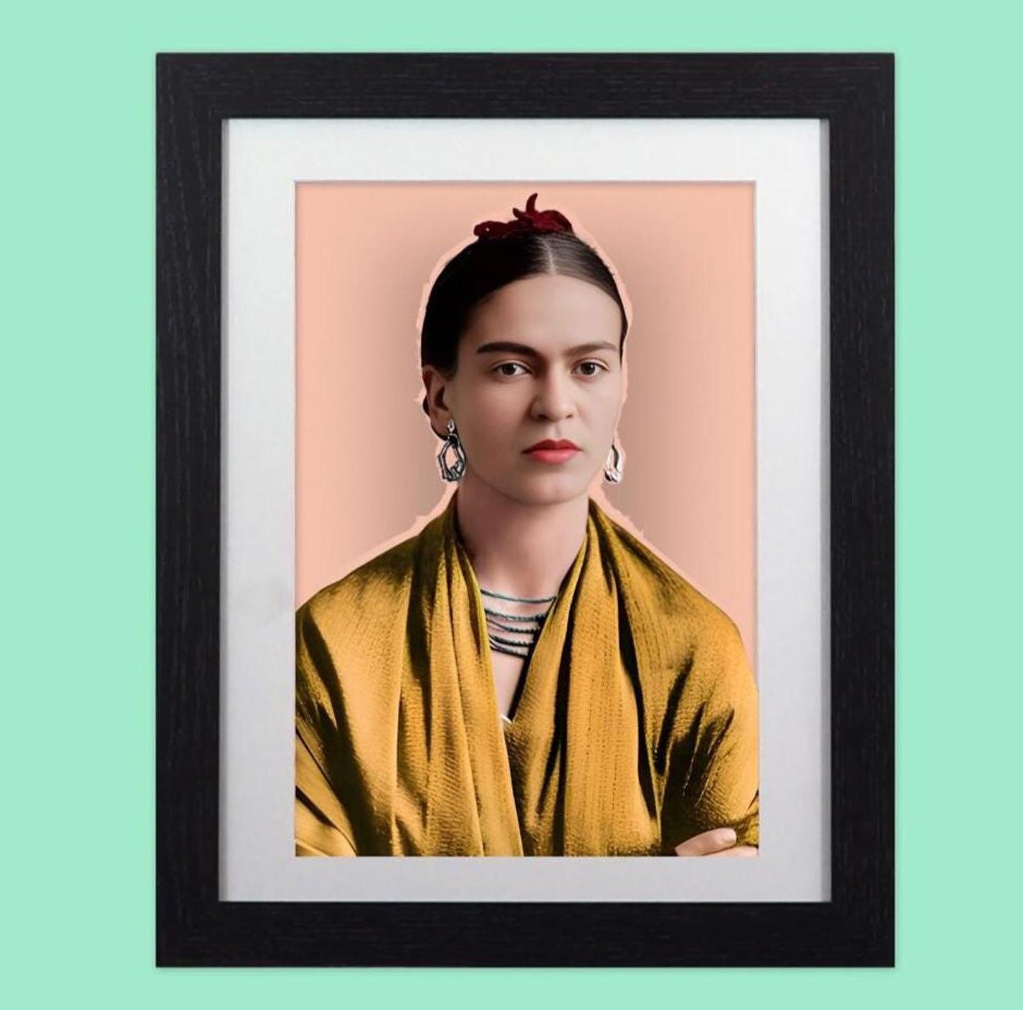 Set of 3 Framed Art Prints - Frida Kahlo, Matisse & Picasso Gallery Wall